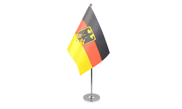 Germany Crest Satin Table Flag